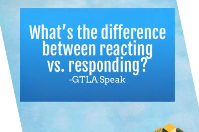 What’s the difference between reacting vs. responding