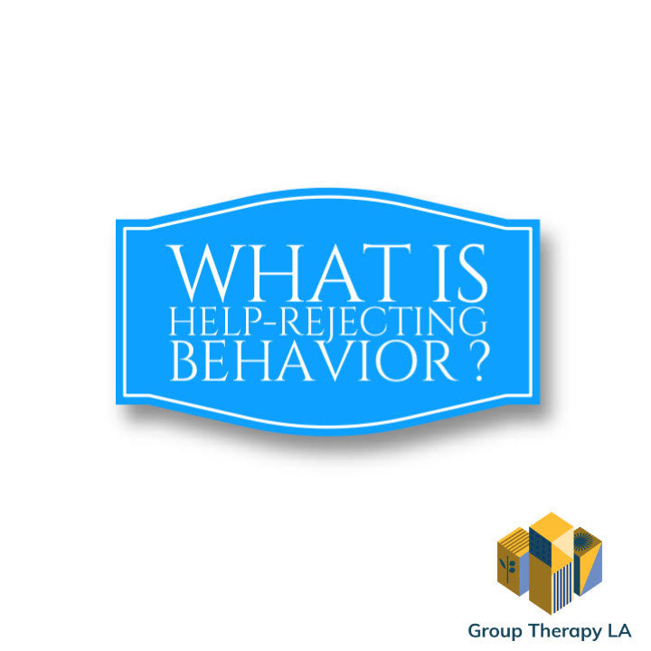 What is help-rejecting behavior?