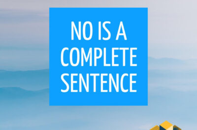 NO is a complete sentence